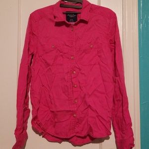 American eagle outfitters pink shirt